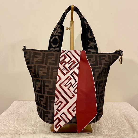 no brand Accessories - Zucca Printed Twilly
